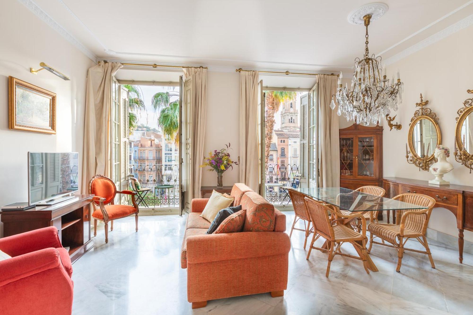 Plaza De La Constitucion Apartment Malaga Bagian luar foto